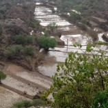 سقوط أمطار غزيرة على مدينة الضالع بعد جدب وقحط وحرارة صيف ملتهبة