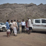 مدير عام حالمين يتفقد مستوى إنجاز العمل في مشروع رصف عقبة بوران