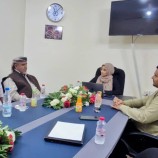 مدير عام المحفد يلتقي إدارة منظمة يمن أيد بالعاصمة عدن