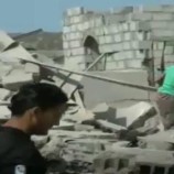 قصف حوثي يستهدف مبنى سكني في الضالع