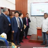 القائم بأعمال السفارة الصينية لدى بلادنا يزور صندوق صيانة الطرق في العاصمة عدن