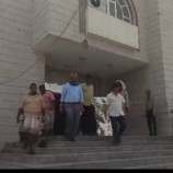 محافظ محافظة لحج يطلع على سير العمل في هيئة الاراضي وفر ع البنك المركزي