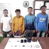 حزام عدن يضبط أربعة متهمين بحوزتهم مخدرات وسلاح غير مرخص