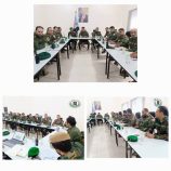 العميد الربيعي يترأس اجتماعاً أمنياً لقادة القطاعات ومدراء الإدارات في قوات حزام العاصمة عدن