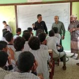 مدير عام تبن المهندس بغازي يتفقد امتحانات ثانوية صبر للبنين