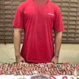 مكافحة المخدرات بالحزام الأمني تضبط أحد المروجين وبحوزته كمية من الحشيش في العاصمة عدن