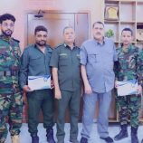 عدن: مدير عام شرطة عدن اللواء الشعيبي يكرم عدد من افراد شرطة الشيخ عثمان ويشيد بعملهم الامني