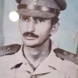 قائد اللواء الاول دعم واسناد العميد نصر اليافعي يعزي في وفاة اللواء صلاح بن سعادين رحمة الله تغشاه