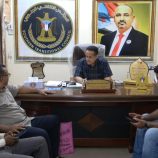 رئيس انتقالي لحج يناقش مع أمين عام نقابة المهندسين الجنوبيين الخطوات الأولى لتاسيس نقابة المهندسين الجنوبيين بالمحافظة