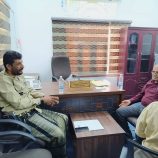 المهندس بغازي والاستاذ المغربي يناقشان التنسيق والتعاون المشترك بين مديريتي تبن والملاح