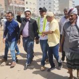 مدير عام المنصورة يتفقد مشروع إعادة تأهيل شارع الخمسين