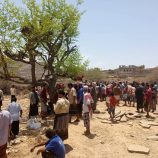 تشييع جثمان الشهيد عبدالرؤوف عبدالله زيد البكري الى مسقط راسه في منطقة خلاء البكري بردفان