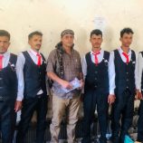 برعاية فاعل خير .. حفل زفاف جماعي لـ 6 عرسان في منطقة الجذء مديرية الشعيب