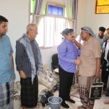 جموع غفيرة وقيادات بارزة تقدم واجب العزاء للسفير قاسم عسكر وآل جبران في حالمين