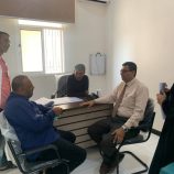 مدير عام مكتب الصحة بلحج يتفقد سير العمل بمركز ام جاسم الصحي بمنطقة صبر