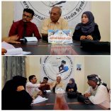 نقابة الصحفيين بلحج في اجتماعها الدوري تؤكد الاستمرار في الدفاع عن الحريات