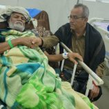 رئيس انتقالي حبيل جبر ردفان يطمئن على صحة رئيس انتقالي الملاح في أحد مشافي العاصمة عدن