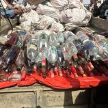 الحملة الأمنية المشتركة بالمضاربة ورأس العارة تتلف كميات كبيرة من الخمور والممنوعات في عملية نوعية جديدة