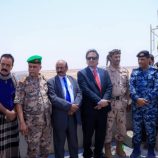 قيادة انتقالي شبوة والسلطة المحلية تتفقد مشروع الطاقة الشمسية