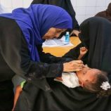 تدشين الحملة الوطنية الطارئة للتحصين ضد مرض شلل الأطفال بمديرية صيرة