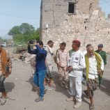 بدعم من التحالف العربي فريق هندسي يتفقد امن ردفان والملاح واعاده ترميمهم