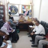 رئيس القيادة المحلية بلحج يستقبل وفد إعلامي من محافظة عدن للاطلاع عل الاوضاع الخدمية في المحافظة