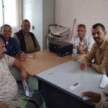 انتقالي حبيل جبر يلتقي وكيل نيابة حالمين وحبيل جبر وإدارة أمن المديرية