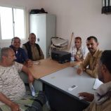 انتقالي حبيل جبر يلتقي وكيل نيابة حالمين وحبيل جبر وإدارة أمن المديرية