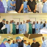 تدشين أول جهاز ليزر (الهولوميوم) في البلد بمستشفى ٢٢ مايو الجراحي.بعدن