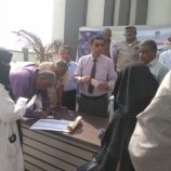 مدير عام مكتب الصحة بلحج يدشن حملة التحصين ضد الكوليرا بمديرية تبن بلحج