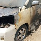 نقابة الصحفيين والإعلاميين الجنوبيين بأبين تُدين جريمة إحراق سيارة الإعلامي عادل الحنشي