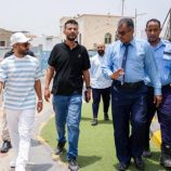 تدشين مشروع إشارات المرور في مديرية صيرة بالعاصمة عدن