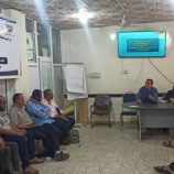 مدير عام صحة لحج يفتتح اعمال اللقاء التقييمي لمدرا مكاتب الصحة ومنسقي برنامج التغذية في المديريات