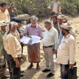 وكيل وزارة الزراعة والأسماك ومدير مشروع الأشغال ينفذان زيارة ميدانية لوادي ذر بلحج ويعتمدان حاجز مائي