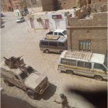 قوات المنطقة العسكرية الأولى تقتحم مدينة تريم وتطلق النار على المعتصمين