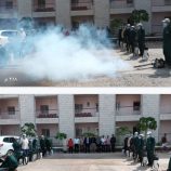 الصلاحي والجابر يدشنان حملة الرش اليريقي االاطوار المائيةبمديرية الحوطة