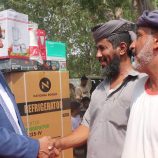 الوزير الزعوري يدشن مشروع الاغاثة العاجلة المقدم من الكويت للمتضررين من الامطار والسيول في عدن ولحج