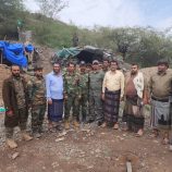 بتكليف من العميد الوالي..فريق من القيادة العامة للحزام الامني يزور قوات الحزام بالضالع