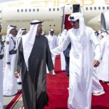 زيارة تاريخية للرئيس الإماراتي “بن زايد” إلى قطر بعد الهجوم الإسرائيلي