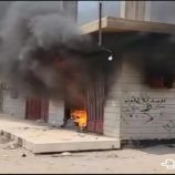 حريق يلتهم منزل الصحفي”ماجد الشعيبي”