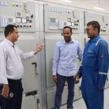 الوليدي يدشن تصريف المرحلة الأخيرة للطاقة بمحطة الرئيس للاربع المديريات