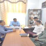 وضع حجر الاساس لمشروع انشاء مبنى المؤسسة العامة للكهرباء في مديرية ساه