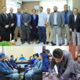 الأمين العام يشهد مراسم تسليم مهام نائب وزير الإعلام والثقافة ونائِبي المدير التنفيذي لشركة النفط