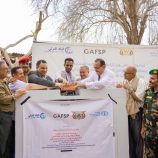 الوزير السقطري يضع حجر الأساس لمشروع تأهيل مركز بحوث الثروة الحيوانية والطب البيطري بكلية ناصر الزراعية