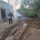 بإشراف مدير عام مكتب الصحة بلحجتدشين حملة الرش الضبابي واليرقي للنواقل بمديرية تبن