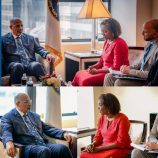 الرئيس الزُبيدي يبحث مع مسؤولة رفيعة في برنامج الأغذية العالمي سُبل تعزيز المساعدات الإنسانية لبلادنا