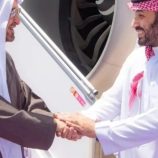 ولي العهد السعودي يستقبل محمد بن زايد في الرياض