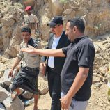 العميد النوبي يتفقد طريق السرايا الممُول من الشركة الوطنية للأسمنت