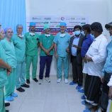 امين محلي المهرة يدشن المخيم الجراحي الطبي الثاني للأطفال ويؤكد دعم مسيرة التعليم