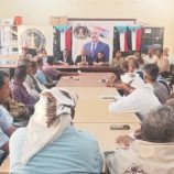 فريق التوجيه والرقابة الرئاسي يعقد لقاءً مشتركاً بالهيئة التنفيذية والسلطة المحلية في مديرية ردفان الحبيلين